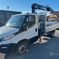 Iveco daily 35q gru amco veba 804 cassone fisso