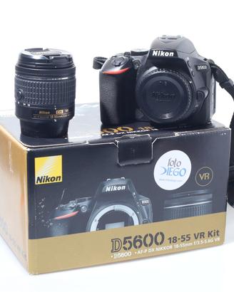 FOTOCAMERA DIGITALE REFLEX NIKON D5600 + 18-55 VR.