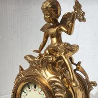 Orologio Antico Dorato Antiquariato Arte Arredamen