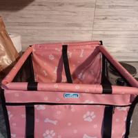 Seggiolino auto per cani