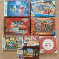 Puzzle e giochi da tavolo bambini