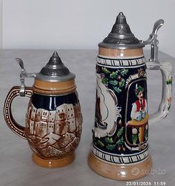 boccali birra da collezione