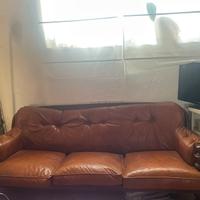 Divano in pelle vintage