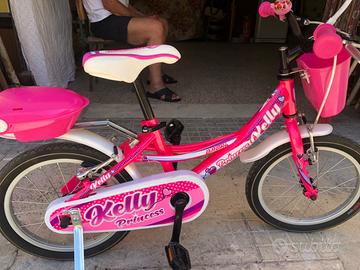 Bici bambina 16 pollici con rotelle – usata poco –