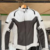 Giacca moto airtech lady  nero/grigio NUOVA