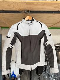 Giacca moto airtech lady  nero/grigio NUOVA
