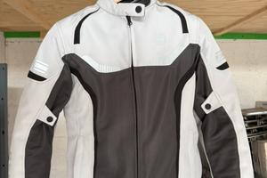 Giacca moto airtech lady  nero/grigio NUOVA