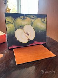 Quadro Nature Morte - Mele Verdi Realistiche su Te