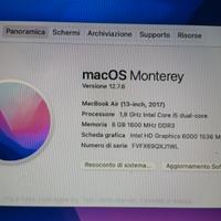 Macbook Air 13 pollici 2017