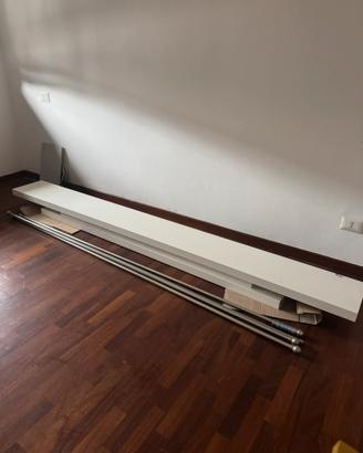 Mensole legno bianco
