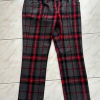 Pantaloni tartan di lana