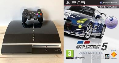 Console da gioco Sony PS3 FAT CECHL-04 160GB + GT5