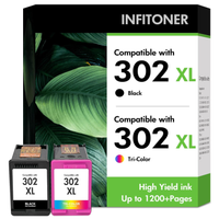 Cartucce compatibili HP 302 XL (nero + colore) Inf