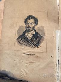 Libro antico Poesie Giuseppe Giusti illustrate
