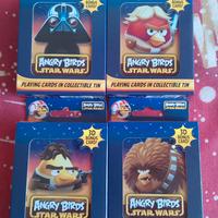 Carte poker Angry Birds Star Wars scatola latta