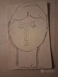 AMEDEO MODIGLIANI  ( a firma )