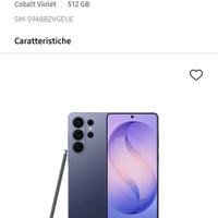 Samsung galaxy s26 ultra 512 GB cobalt violet