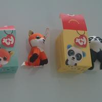 Peluche ty volpe e panda