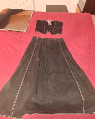 completo gonna e top - articolo unico al mondo9