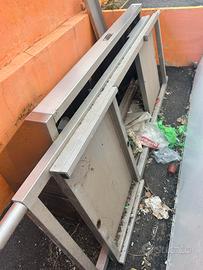 Tavolo acciaio cappa