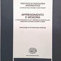 Fraisse/Piaget Trattato di psicologia sperimentale