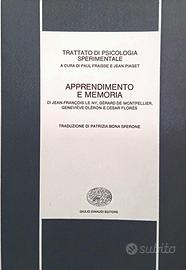 Fraisse/Piaget Trattato di psicologia sperimentale