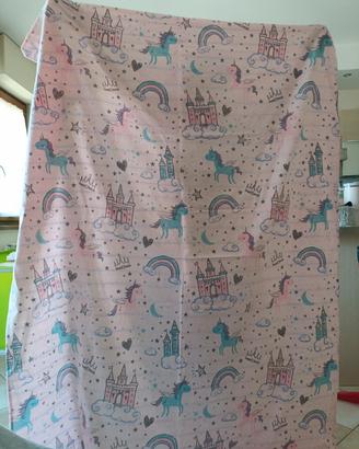 Tenda e copripiumino ( a tema unicorno)