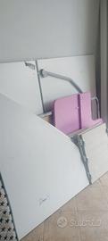 Letto a soppalco +scaletta contenitore