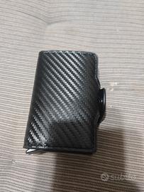 portafoglio doppio slot carte di credito 