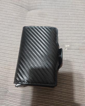 portafoglio doppio slot carte di credito 