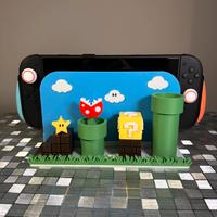 Porta Dock Tema Super Mario Nintendo Switch 2