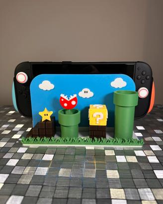 Porta Dock Tema Super Mario Nintendo Switch 2