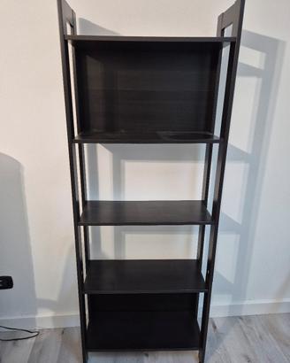 Libreria a scaffale nero