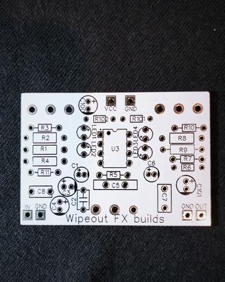 Cream puff fuzz PCB per pedale chitarra