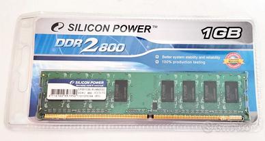 RAM MEMORY SILICON POWER DDR2 800 1GB sigillata