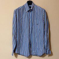 Brooksfield Camicia Button Down Righe Marrone Blu