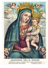 Cartolina religiosa.25 - Madonna delle Grazie