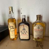 Whisky Long John MacDonald, Black Jack e Balblair.
