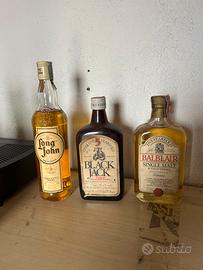 Whisky Long John MacDonald, Black Jack e Balblair.