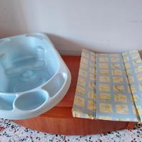 Vaschetta bagno e fasciatoio