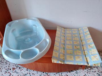 Vaschetta bagno e fasciatoio