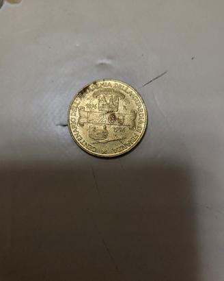 moneta 200 lire commemorativa guardia di finanza 
