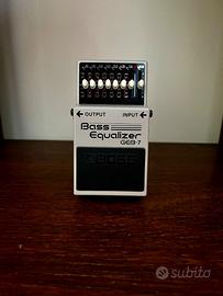 Pedale equalizzatore basso BOSS GEB 7