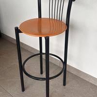 sgabelli h 77 metallo/legno