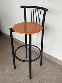 sgabelli h 77 metallo/legno