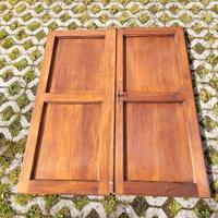 porte in noce massiccio per armadio a muro