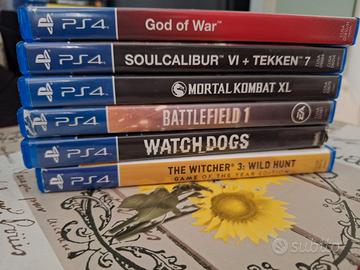 🎮 Lotto 6 Giochi PS4 - Tutti completi di disco