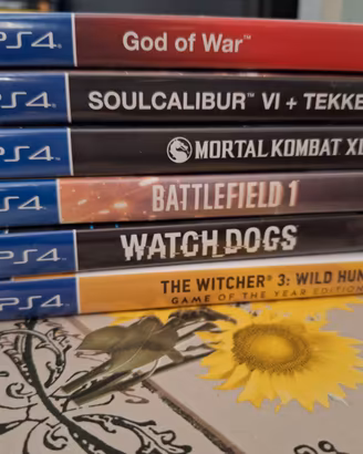 🎮 Lotto 6 Giochi PS4 - Tutti completi di disco
