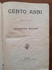 Cento Anni Rovani G. Vol. 2