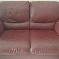 poltrona in pelle biposto